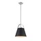 Z-Lite Z-Studio 1 Light Pendant, Matte Black 726P-MB+BN - alternate 1